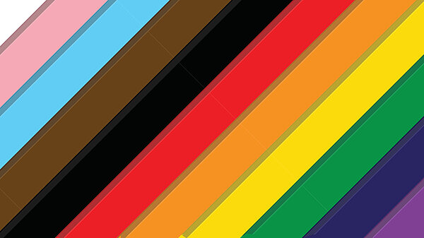 Inclusive pride flag