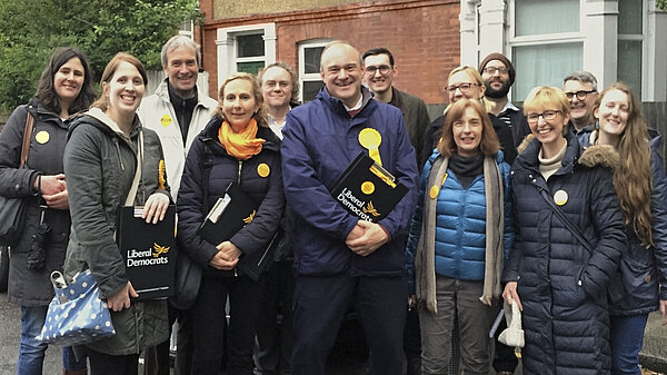 Ed and his canvassing team